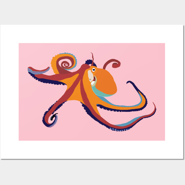 Octopus Wall Art by ElviaMontemayor